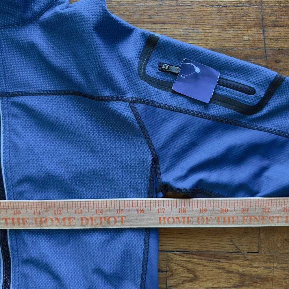 Novara Cycling Jacket Windproof Full Zip Lightweight Blue Small - Picture 3 of 6